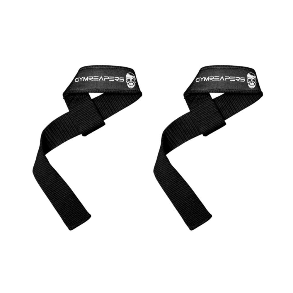 Gymreapers Lifting Wrist Straps for Weightlifting, Bodybuilding, Powerlifting, Strength Training, & Deadlifts - Padded Neoprene with 18" Cotton