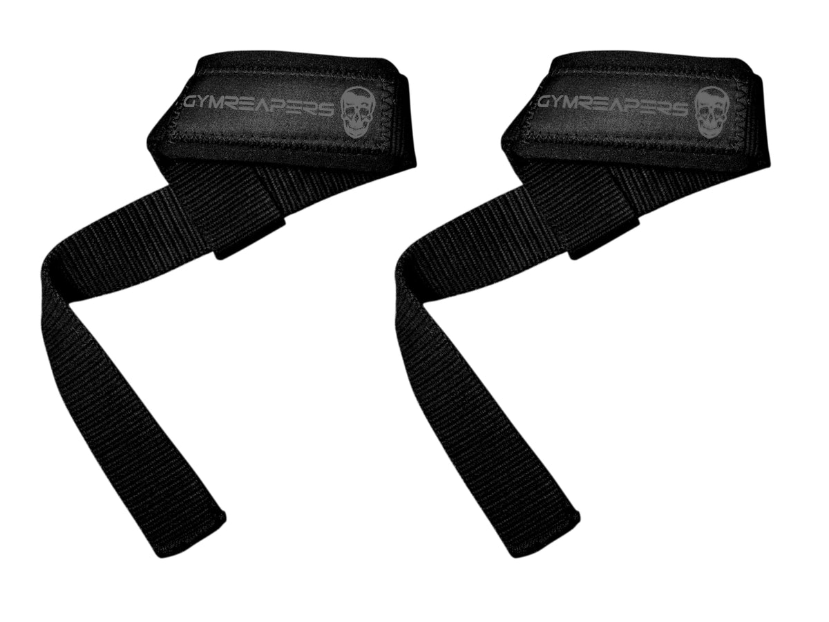 Gymreapers Lifting Wrist Straps for Weightlifting, Bodybuilding, Powerlifting, Strength Training, & Deadlifts - Padded Neoprene with 18" Cotton